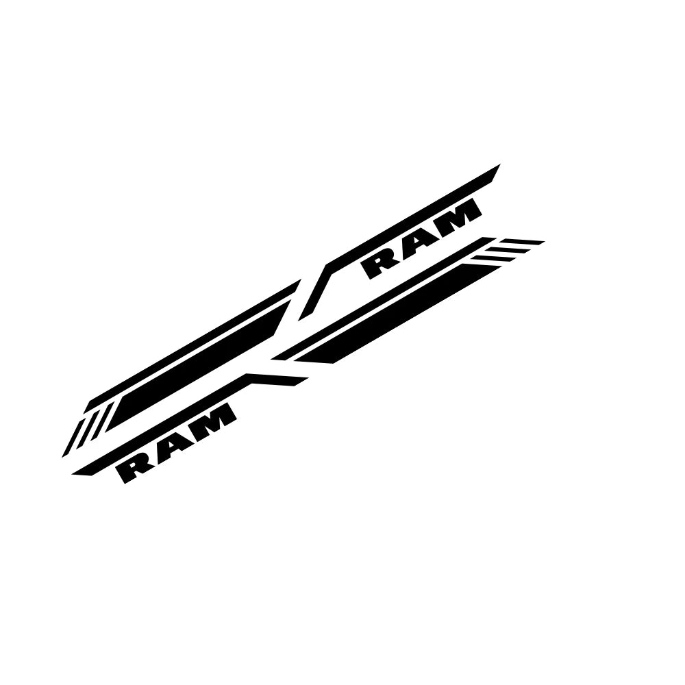 Custom Vinyl Bed Side Stripe Decals for Dodge RAM Trucks - image 5