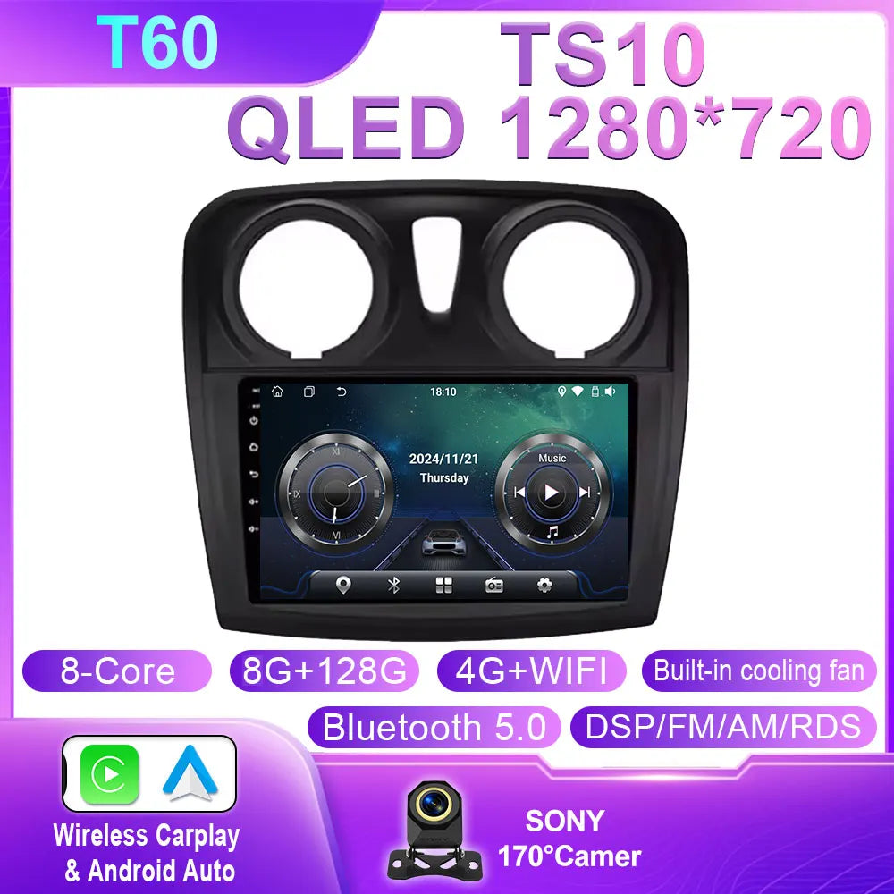 Android 9 Inch Car Stereo for Renault Logan Sandero 2012-2019 - image 17