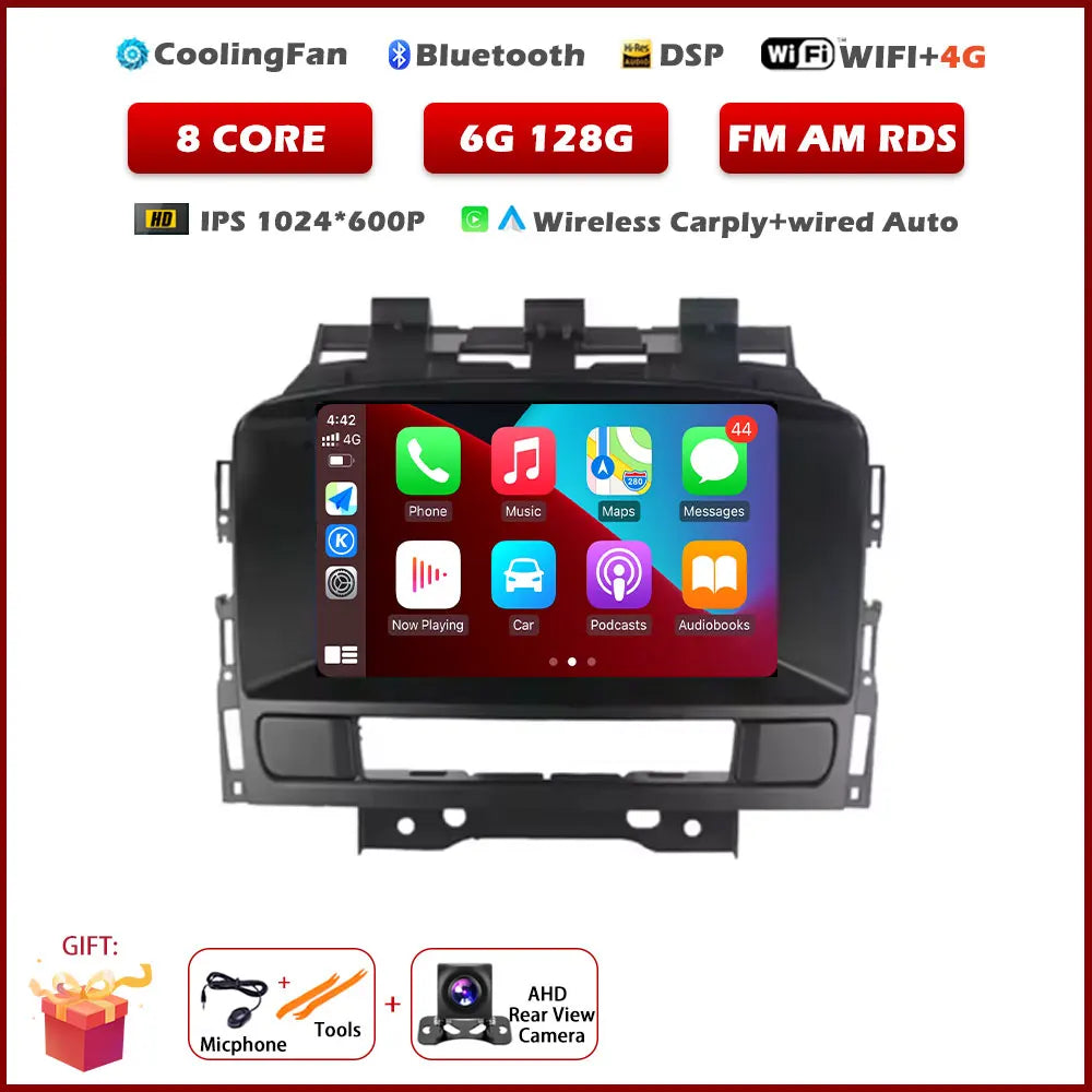 Opel Astra J 2011-2014 Carplay Android Auto GPS Multimedia Player - image 9