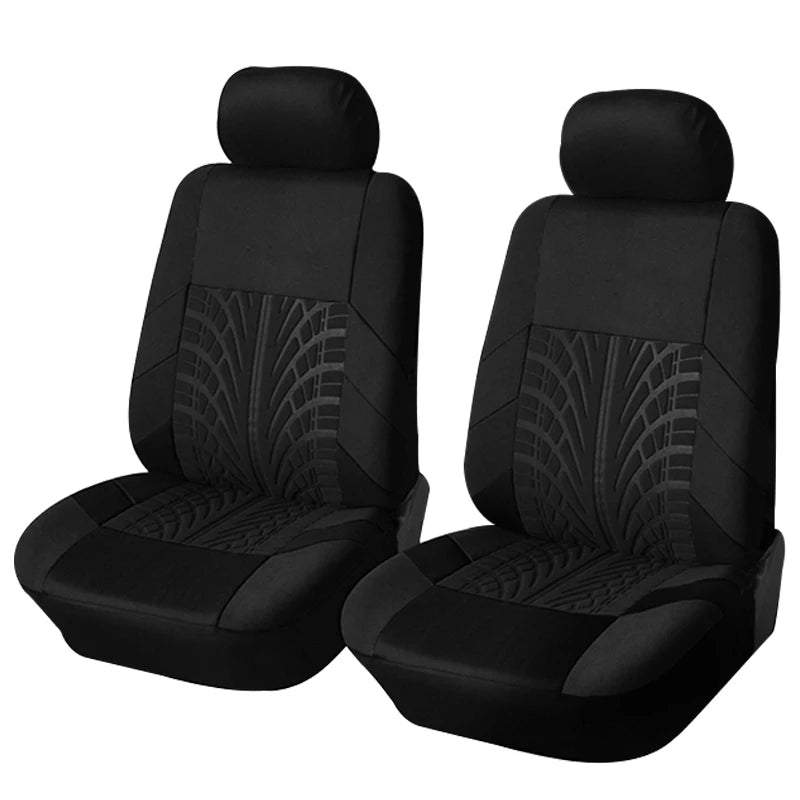 Universal Polyester Car Seat Covers, 4-Piece Front or 9-Piece Full Set
