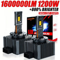 D3S D1S LED Headlights 1200W 160,000Lm Canbus