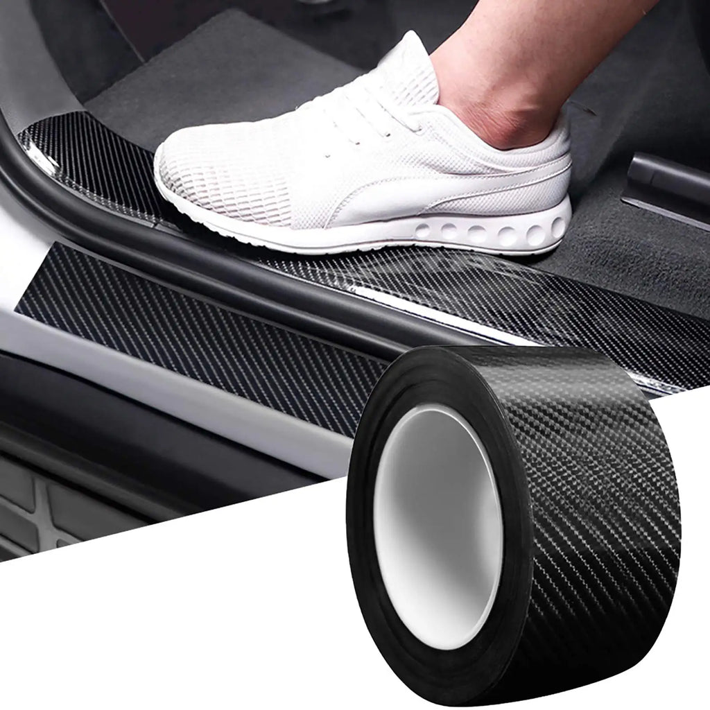 Carbon Fiber Pattern Door Edge Protector Tape, 1 to 10 m