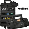 Tool Bag Organizer - Small Tool Bag With Detachable Pouches , Heavy Duty Roll Up Tool Bag Organizer With 6 Tool Pouches
