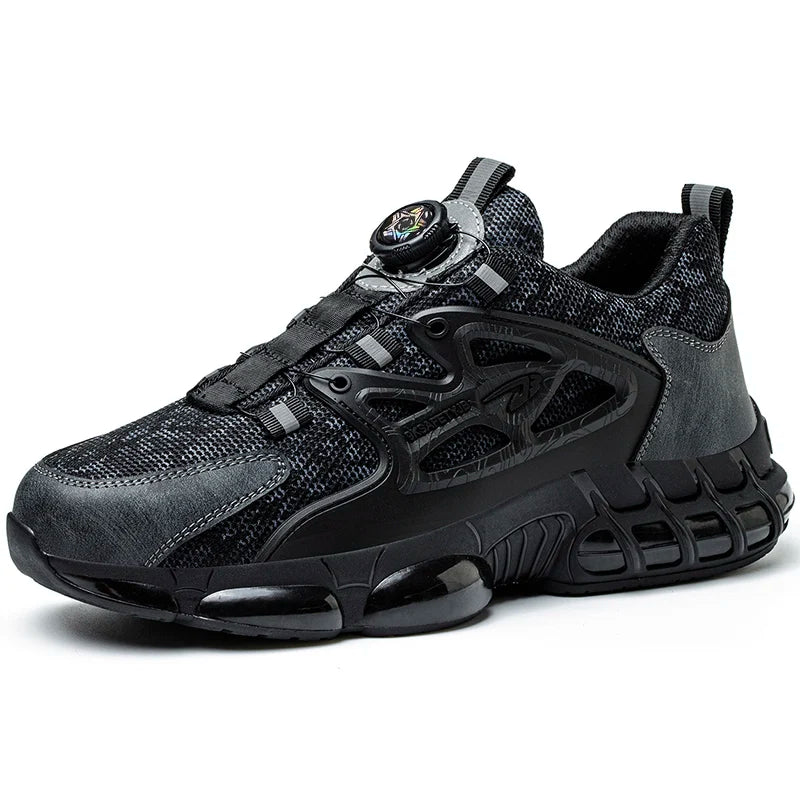 Lightweight Steel Toe Work Shoes with Rotating Buckle - image 21