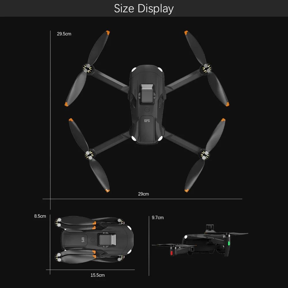 Lenovo A1R GPS Drone 4K/8K Brushless Motor FPV Foldable Quadcopter - image 30