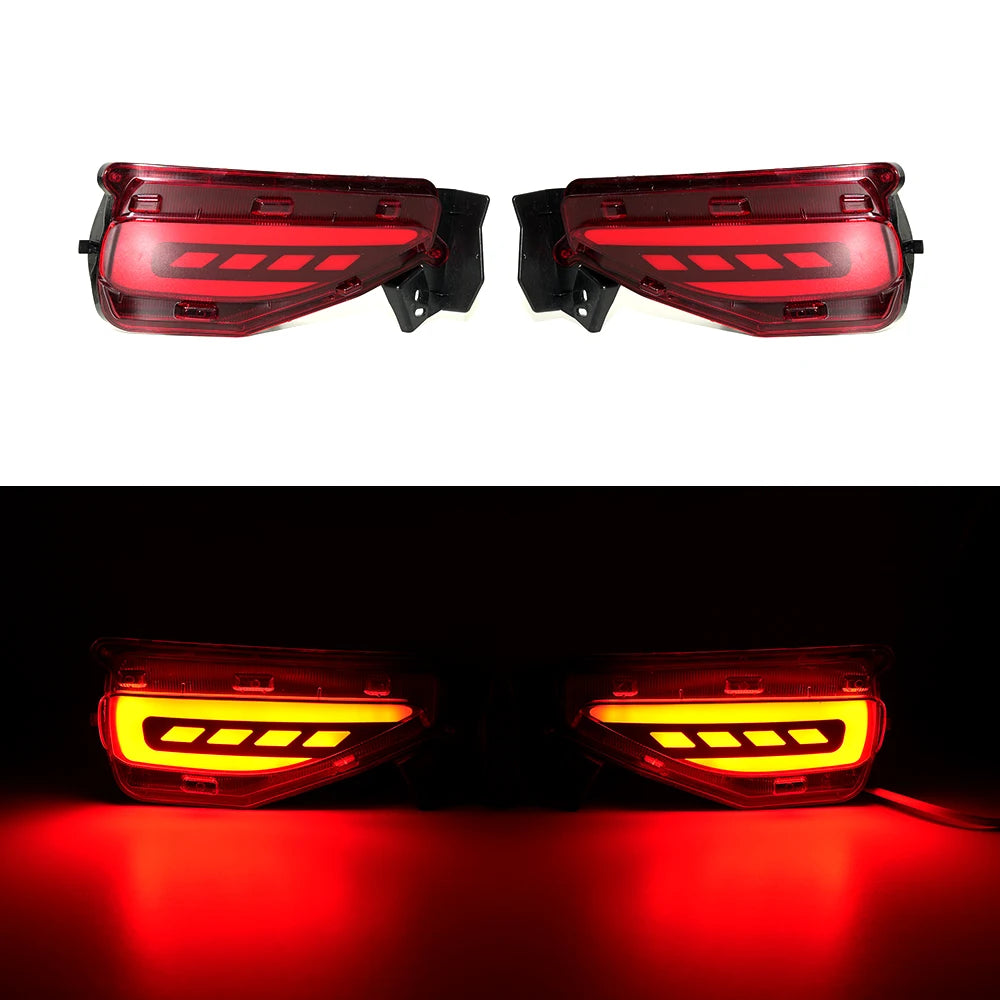 Dynamic LED Rear Bumper Reflectors for Toyota Fortuner 2015-2020 - image 9