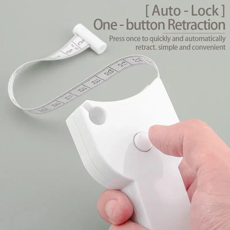 Portable Measuring Tape in Inches Mini Ruler Soft Measuring Tape Retractable Metric Tape Measuring Film for Body