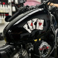 Poker Spade Motorcycle Decals for Fuel Tank and Motocross Bodywork