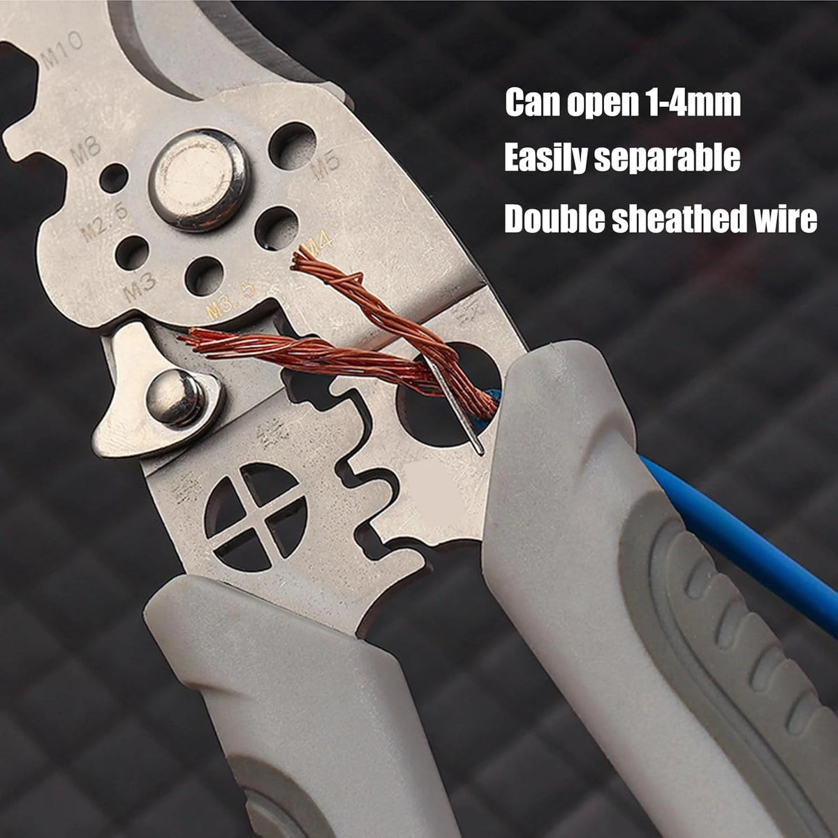 Professional Wire Stripper & Crimping Tool – Spring Loaded