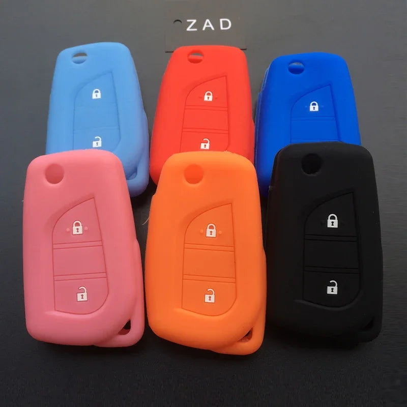 Silicone Key Cover for Toyota - 2 Button Protective Case