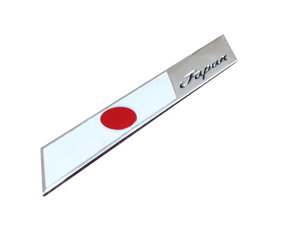 3D Metal Japanese Flag Emblem Badge Decal for Cars - view 2