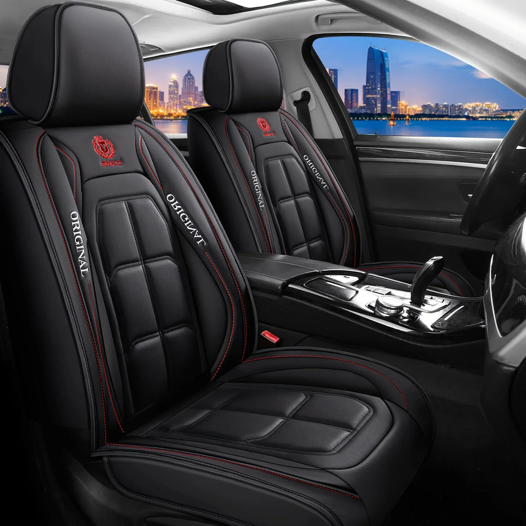 Synthetic Leather Single Car Seat Cover, All-Season Universal