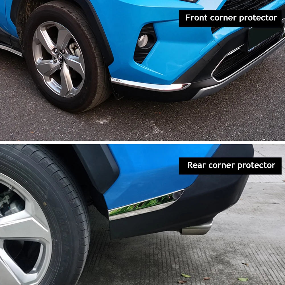 Stainless Steel Bumper Trim for Toyota RAV4 2019-2022 - image 7