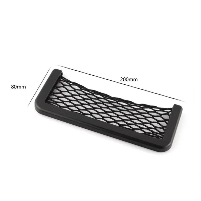 Adhesive Mesh Car Storage Pocket for Phone and Small Items