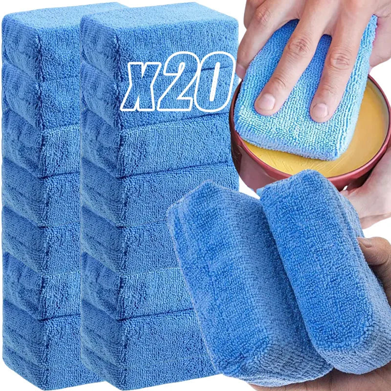 Microfiber Car Wax Applicator Pads – Non-Abrasive Detailing