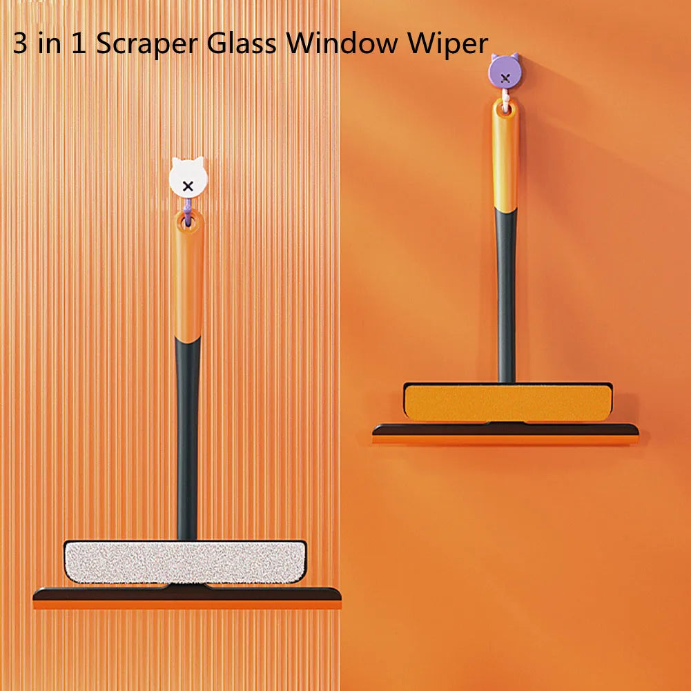 Shower Glass Squeegee with Handle & Hanger