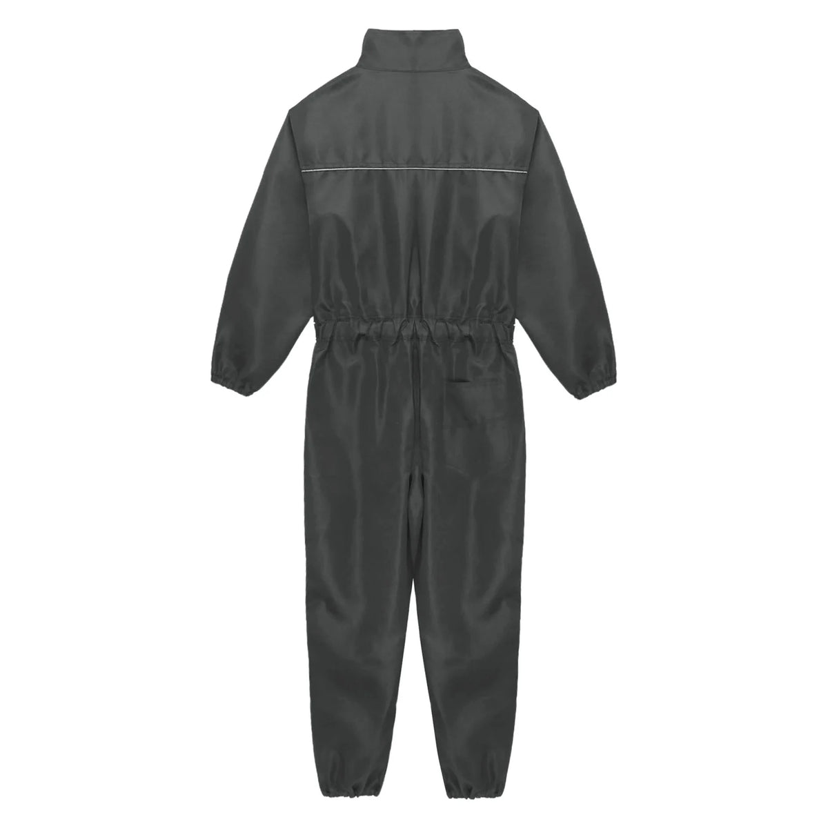 Men Resistant Coveralls Work Uniforms for Factory Workshop Stand Collar Long Sleeve Multi-pockets One-piece Jumpsuit Worker Wear