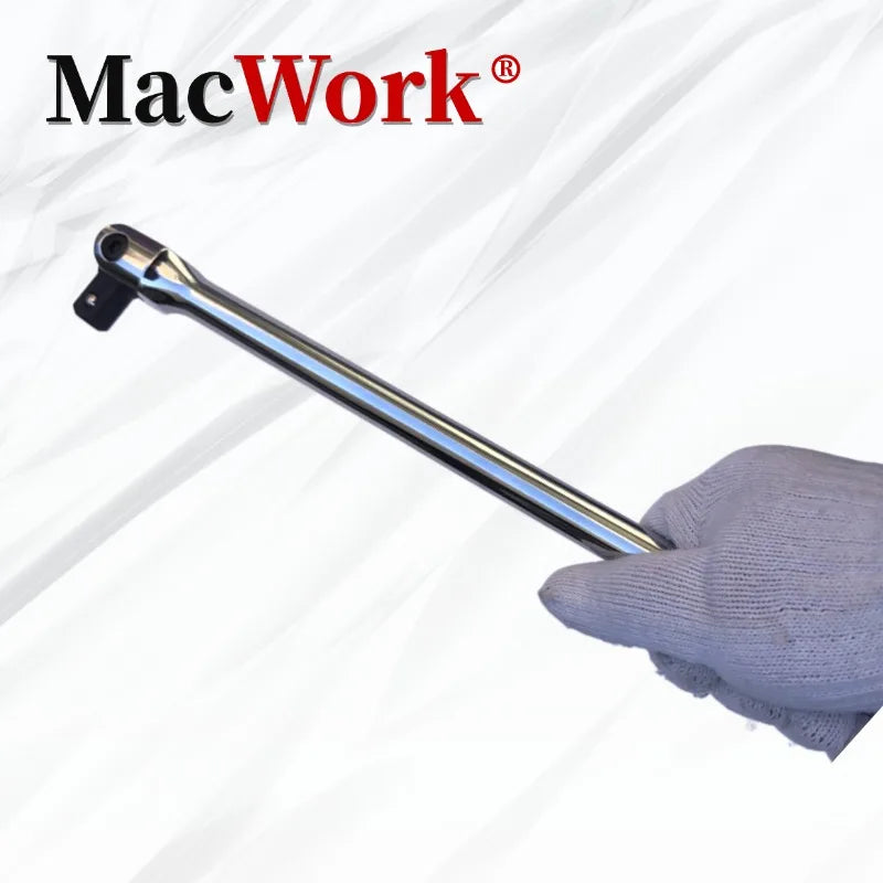 15 inch Heavy Duty 380MM Length Breaker Bar Use for Stubborn Nuts and Bolts 3/8 1/2 inch Drive Wrench Toughbuilt Hand Tools