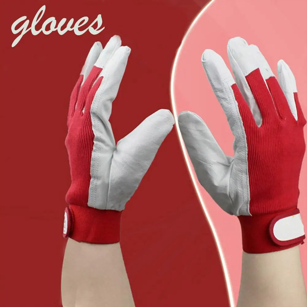 1Pair Machinist Leather Work Repair Mechanic Gloves Mechanic Work Glove Leather Welding Coat Heavy Industrial Glove Sport Glove