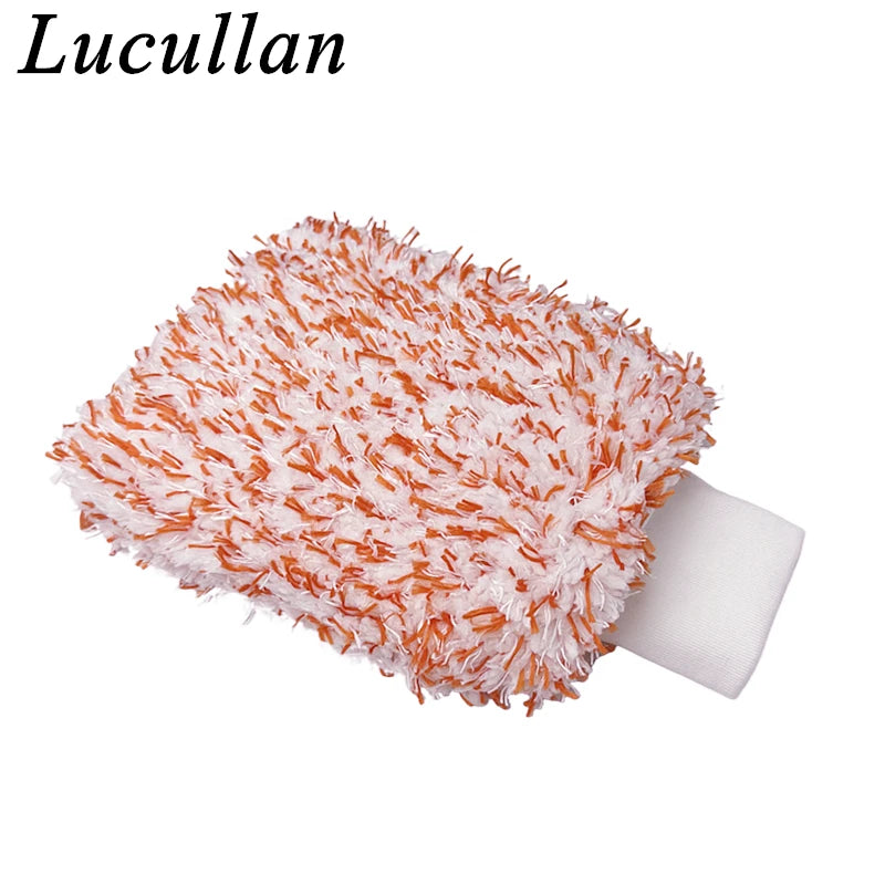 Super Thick Premium Microfiber Car Wash Mitt Pad for Professional Car Detailing
