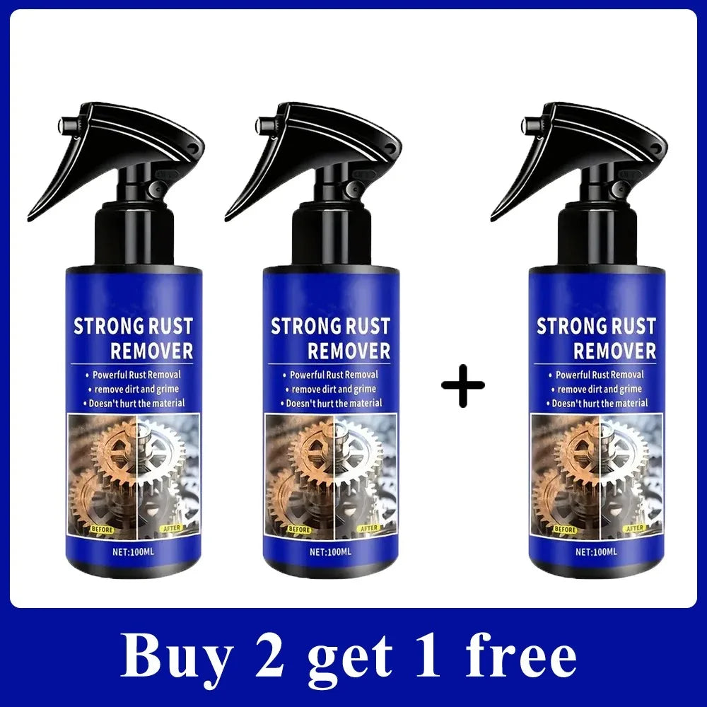 Quick-Acting Rust Remover Spray for Exhaust Pipes and Wheel Hubs