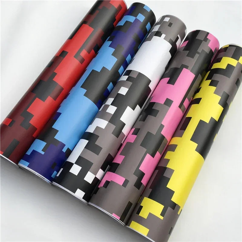 Camo Vinyl Wrap Film Roll - Car Motorcycle Laptop DIY Sticker - image 2