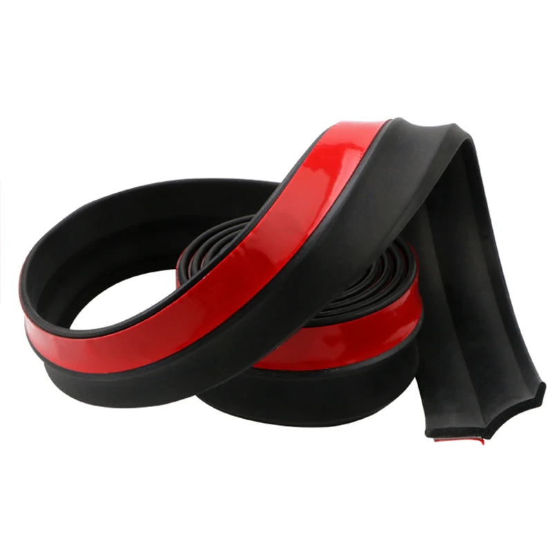 Universal Front Bumper Lip Rubber Protector Strip, 60mm x 2.5m