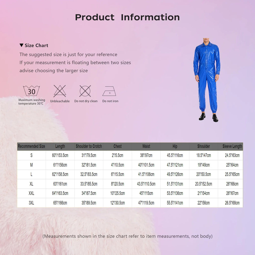 Water Resistant Coveralls for Men with Turn-Down Collar And Elastic Back Design Professional Work Waterproof Jumpsuit