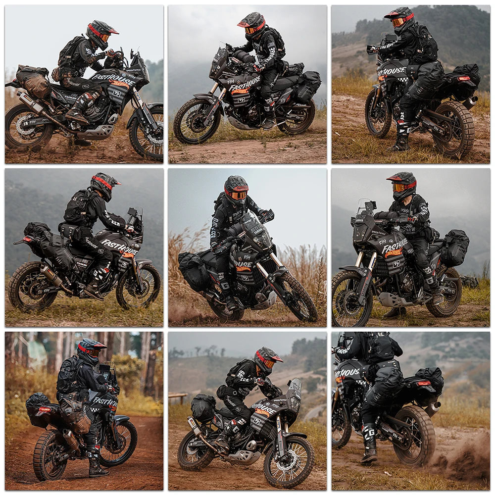 Rhinowalk Waterproof Motorcycle Pannier Bags 18-48L, Pair - image 32