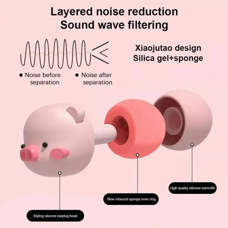Slow-Rebound Soundproof Sleeping Earplugs – Anti-Snore