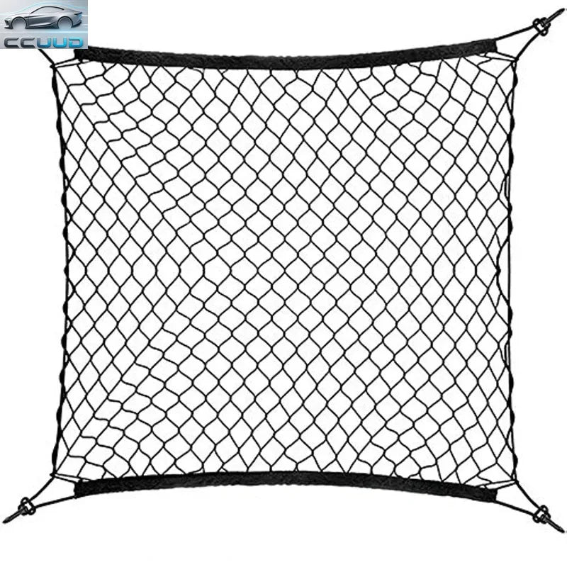 Nylon Car Rear Cargo Net Trunk Storage Organizer - Durable Net for Vehicle Trunk Organization
