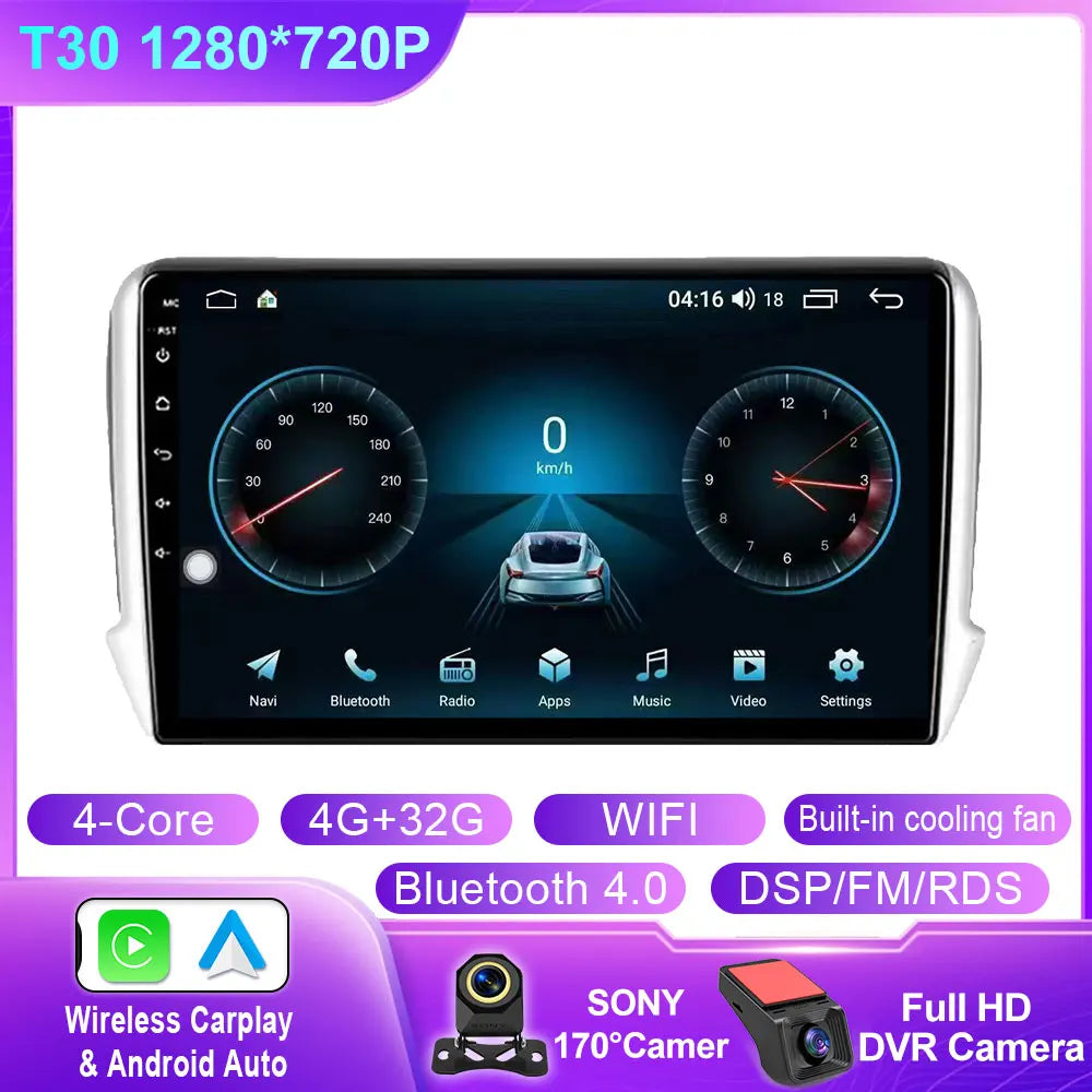 Android Car Stereo for Peugeot 2008/208 2012-2018 Touchscreen - image 14