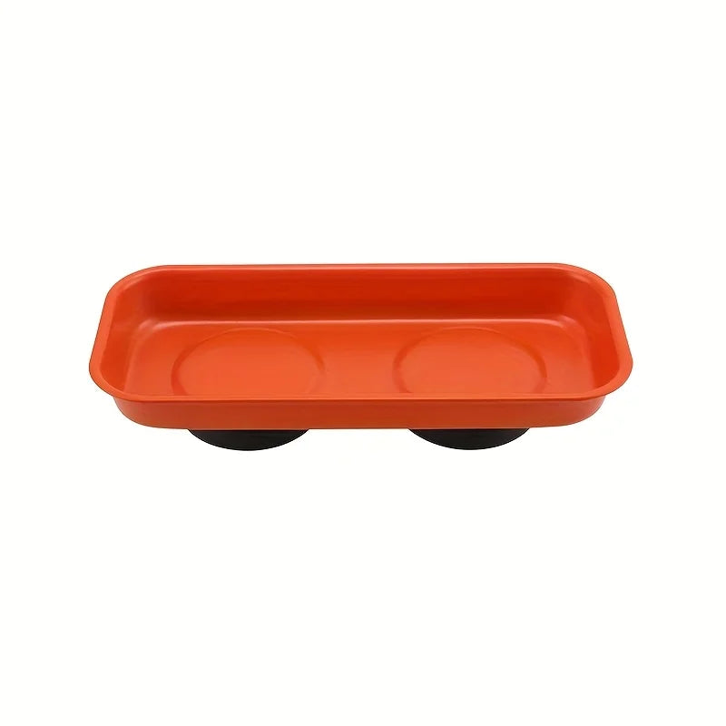 Magnetic Parts Tray Set Stainless Steel Bowl Dish Tool Organizer Holder for Screws Nuts Bolts Auto Repair Garage Workshop