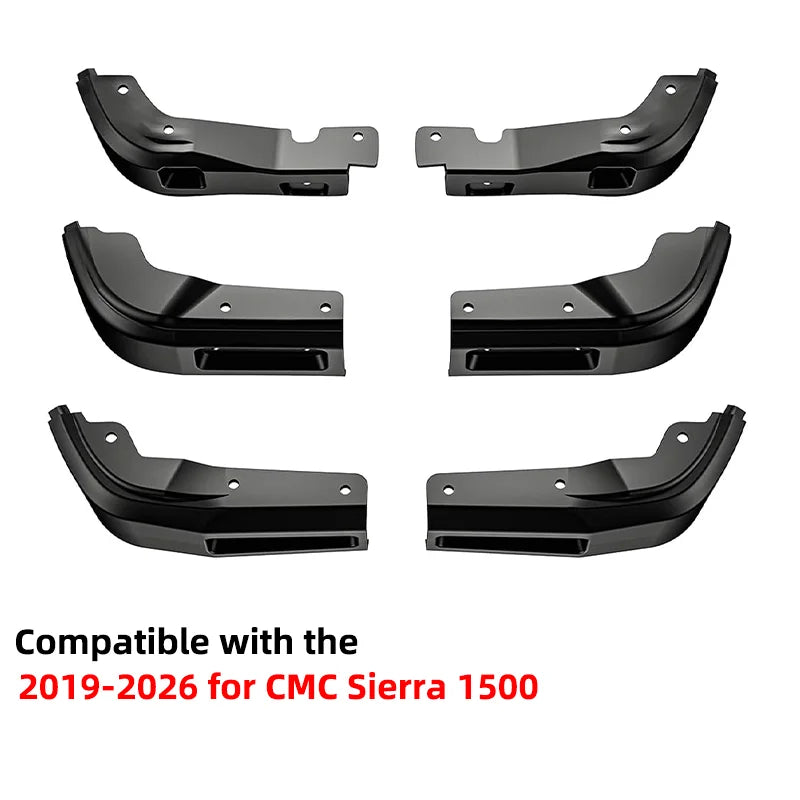 Heenvn Mud Flaps for GMC Sierra 1500 2019-2026 Accessories Front & Rear Splash Guard Mudflaps No-Drilling GMC Fender Replacement
