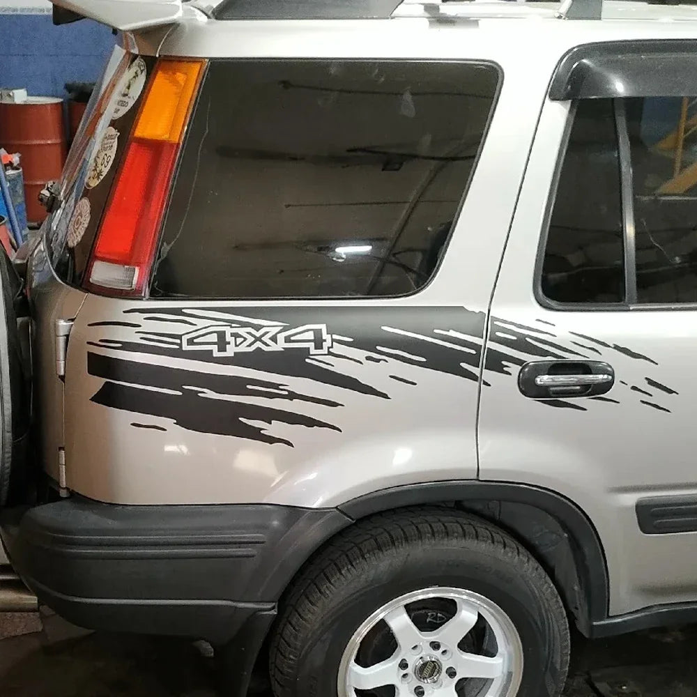 Mudslinger Splash Stripe Pickup Bed Decals, 2 pcs