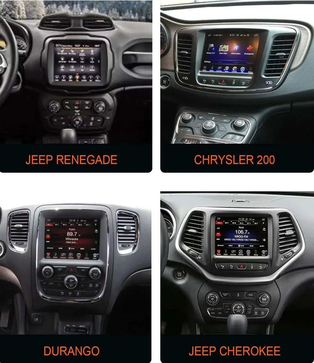 8.4" Android 14 CarPlay Stereo for Dodge RAM & Jeep - image 8