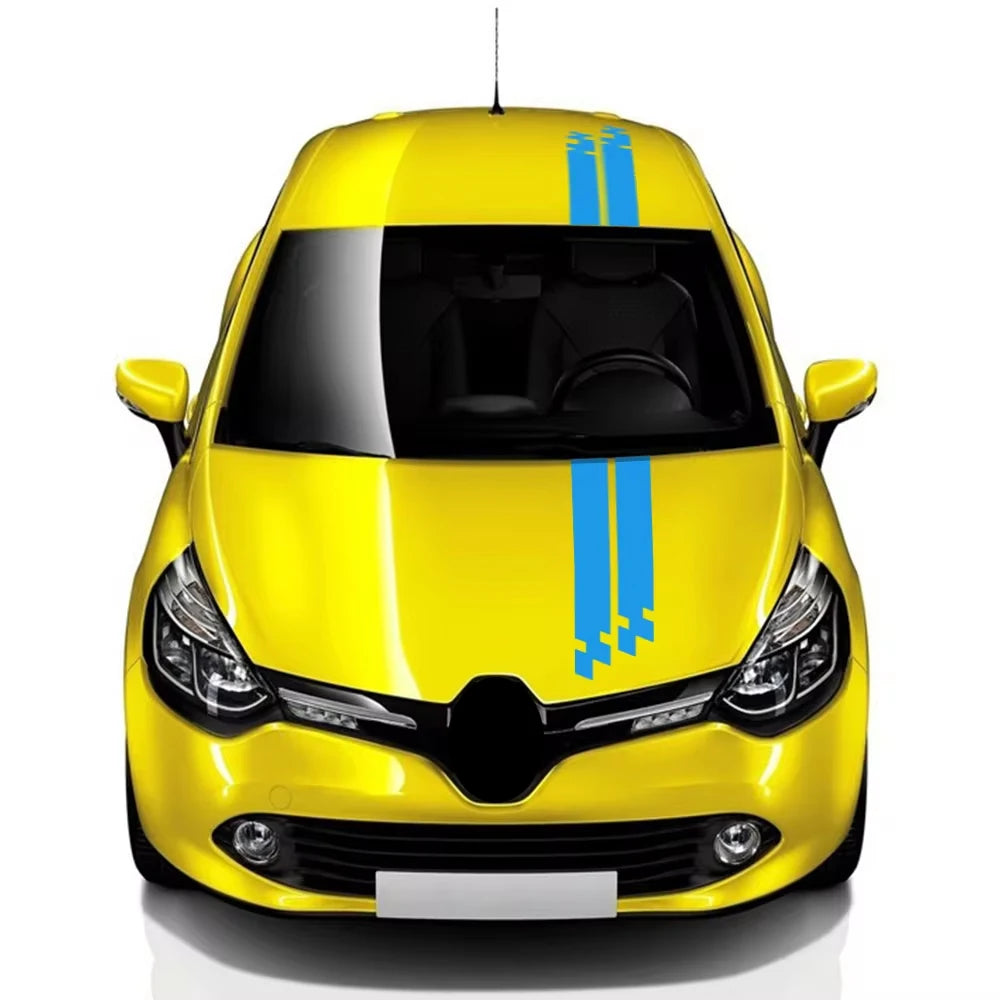 Customizable Car Hood Cover Vinyl Sticker – Universal Waterproof - image 3