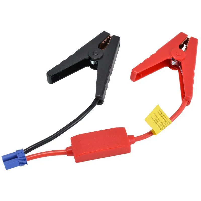 Jump Starter Cable with Clamps & Reverse-Charge Protection