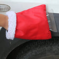 Car mounted with protective cover, winter car snow shovel, snow shovel with plush warm gloves, defrosting and ice removal shovel