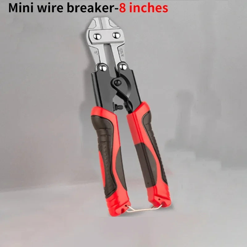 1pc Mini Bolt Cutter, Made Of Chrome-Vanadium Alloy Steel, Fast And Sharp, Labor-Saving Operation, Used To Cut Wire, Bar Steel,