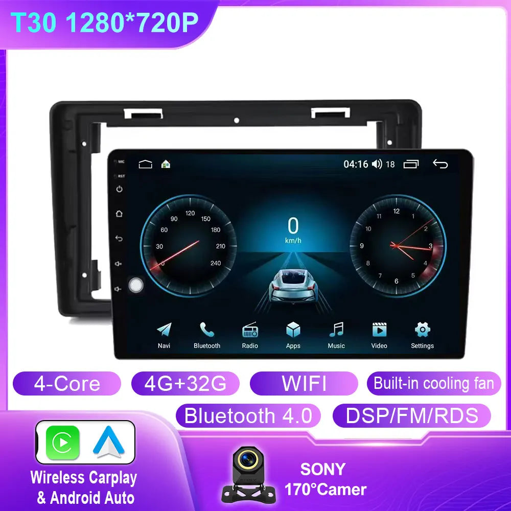 9-inch Android Car Radio with GPS & CarPlay for Citroen C2 C3 - image 11