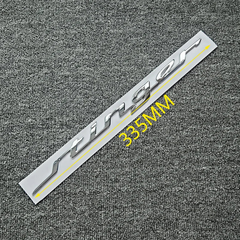 3D Script Lettering Rear Trunk Sticker for Kia, 355mm