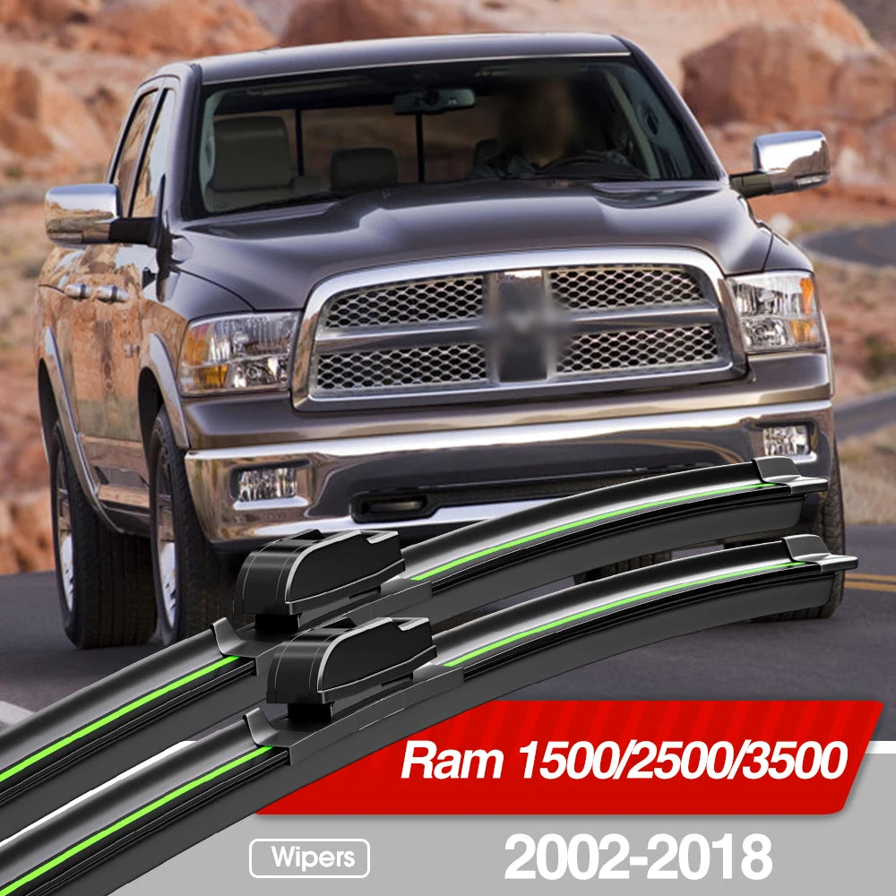 Front Windshield Wiper Blades for Dodge Ram 1500 2500 3500 2002-2018