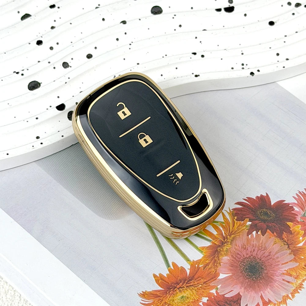 TPU Key Fob Cover for Chevy Malibu, Camaro, Equinox & More 2017-2019