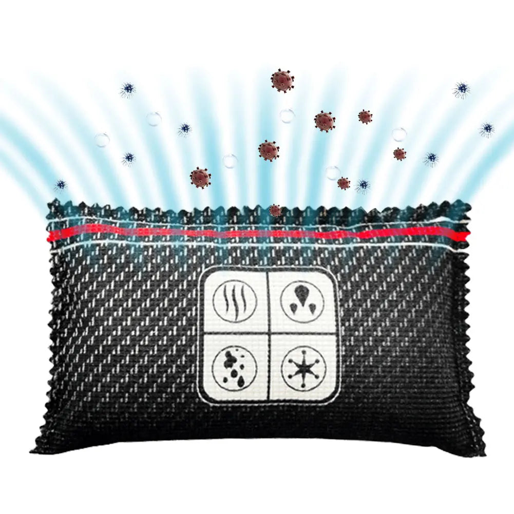 Reusable car dehumidifier bag, large moisture absorber pad for windscreen misting