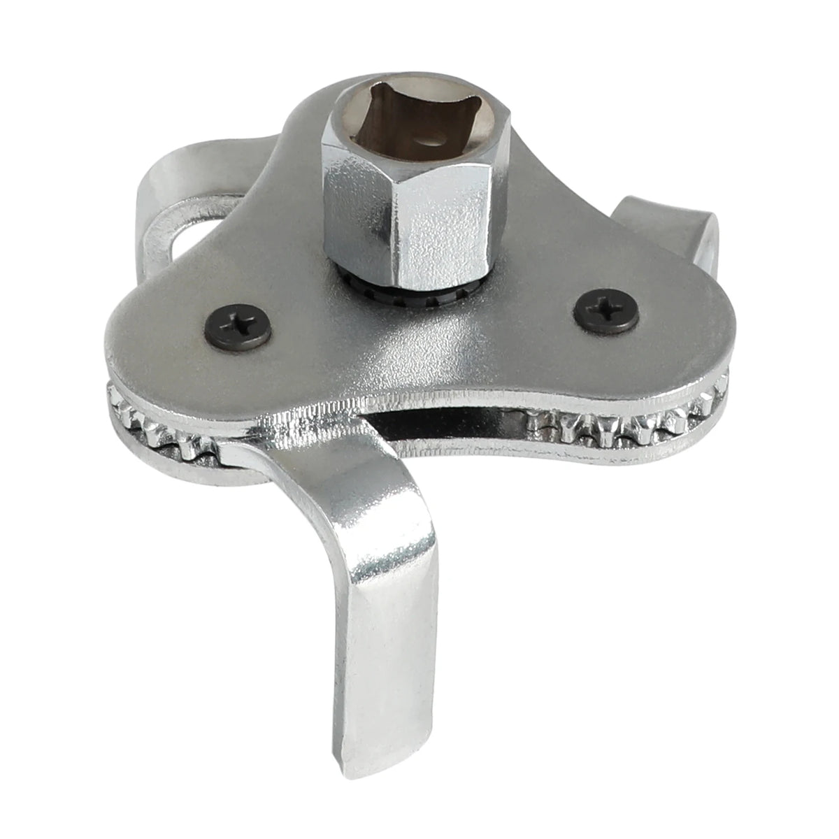 Universal Adjustable Oil Filter Wrench From 2-1/2 Inch to 4.5 Inch Oil Filter Wrench Tool Set With 3 Jaw Uninstall Removal Key
