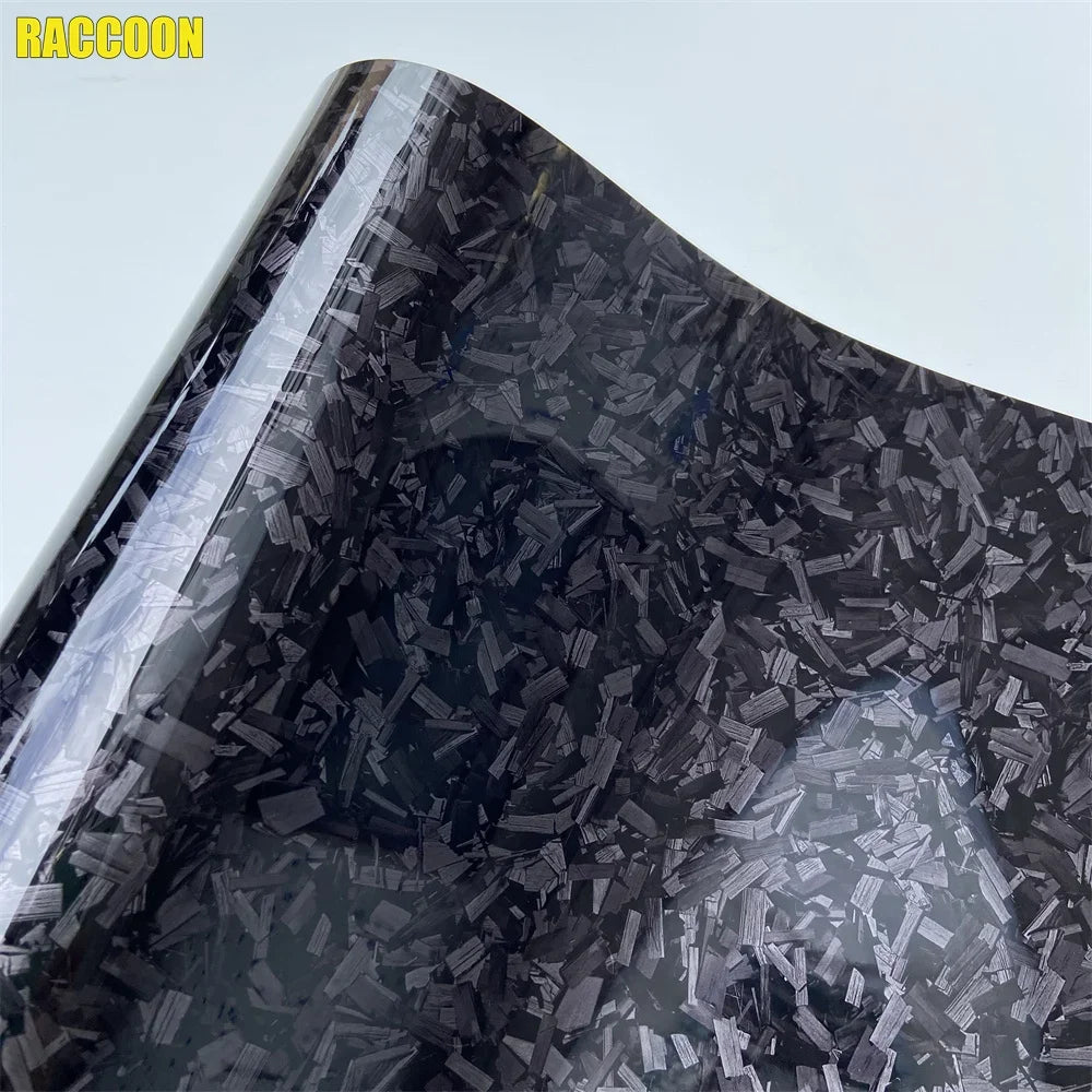 Forged Carbon Fiber Vinyl Wrap for Cars & Motorcycles