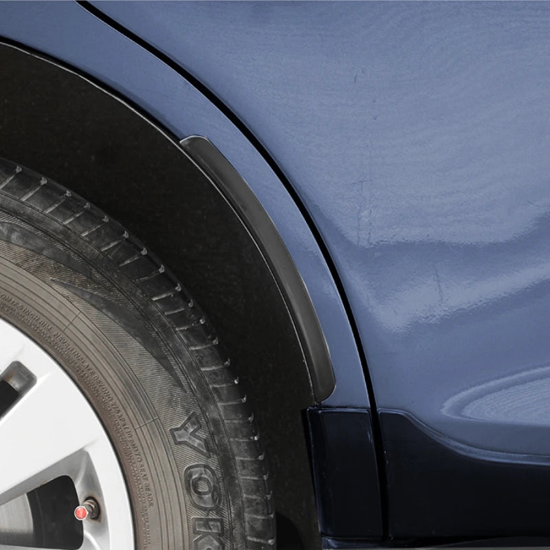 2PCS Universal Soft Car Fender Flare Arch Sticker Fender Vents Protector Cover Anti-Scratch Strip Mud Flaps Auto Accessories