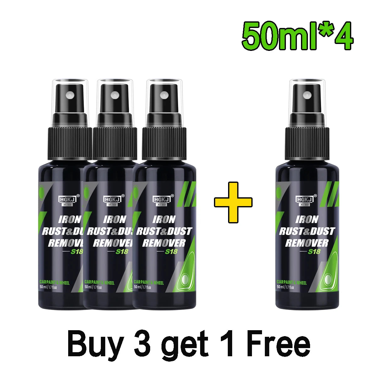 Iron Particle Remover Spray for Car Paint & Wheels, Rust Dust Cleaner