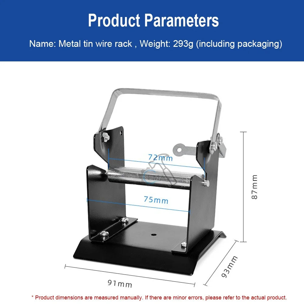 Solder Dispenser Reel Soldering Wire Stand Holder For Soldering Iron Stand Tin Welding Wire Bracket Tin Wire Rack Line Seat